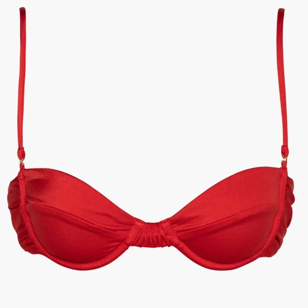 Red Women's Bikini Set - Sleek Two-Piece Swimwear - Picture 4 of 10